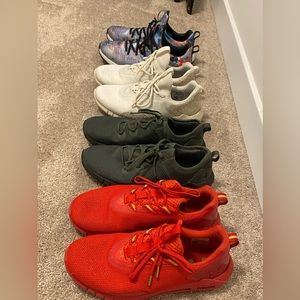 FOUR pairs of UA Men’s shoes size 10.5